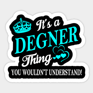 DEGNER Sticker